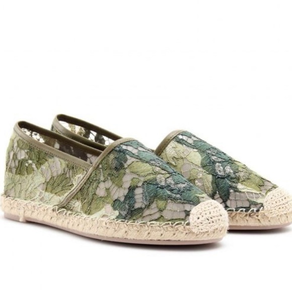 Valentino ‘Camo Lace’ Espadrille - Picture 2 of 12